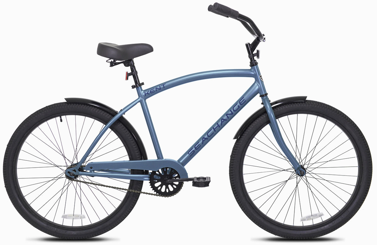 Bicycles 27.5 in Male Sea Change Beach Cruiser Bike, Metallic Blue