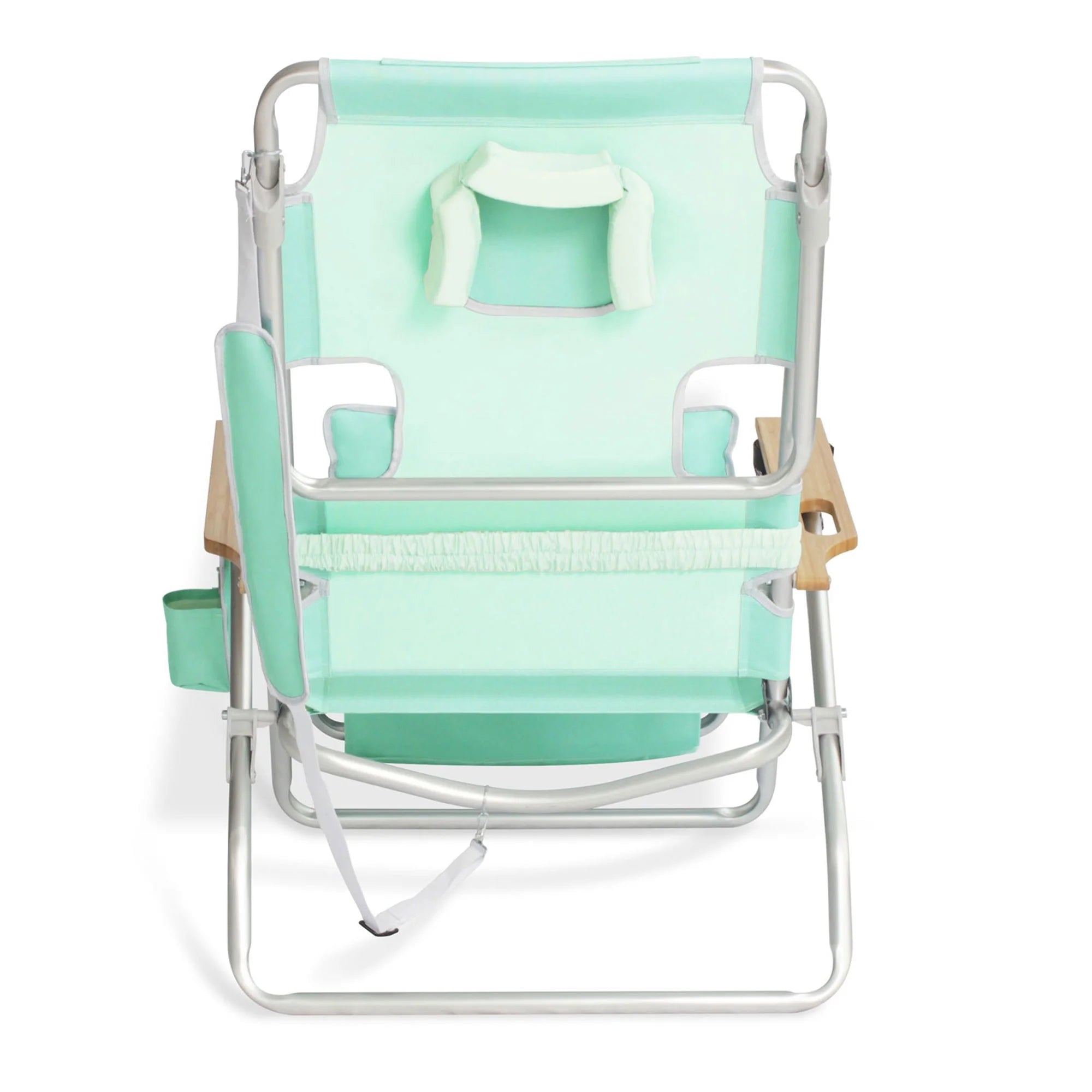 Open Box Ostrich Deluxe 3N1 Outdoor Lawn Beach Lounge Chair W/Footrest, Teal