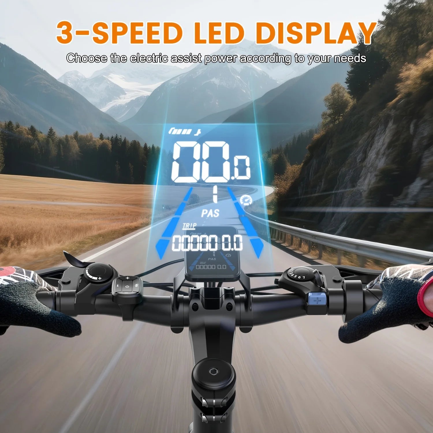 MISODO Electric Bike for Adults 26", 750W Peak E - Mountain Bike 48V 10AH, 25mph 45miles Range Electric Mountain Bike, E - Mountain Bikefor Adults Off - Road, Professional 7 - Speed UL2849