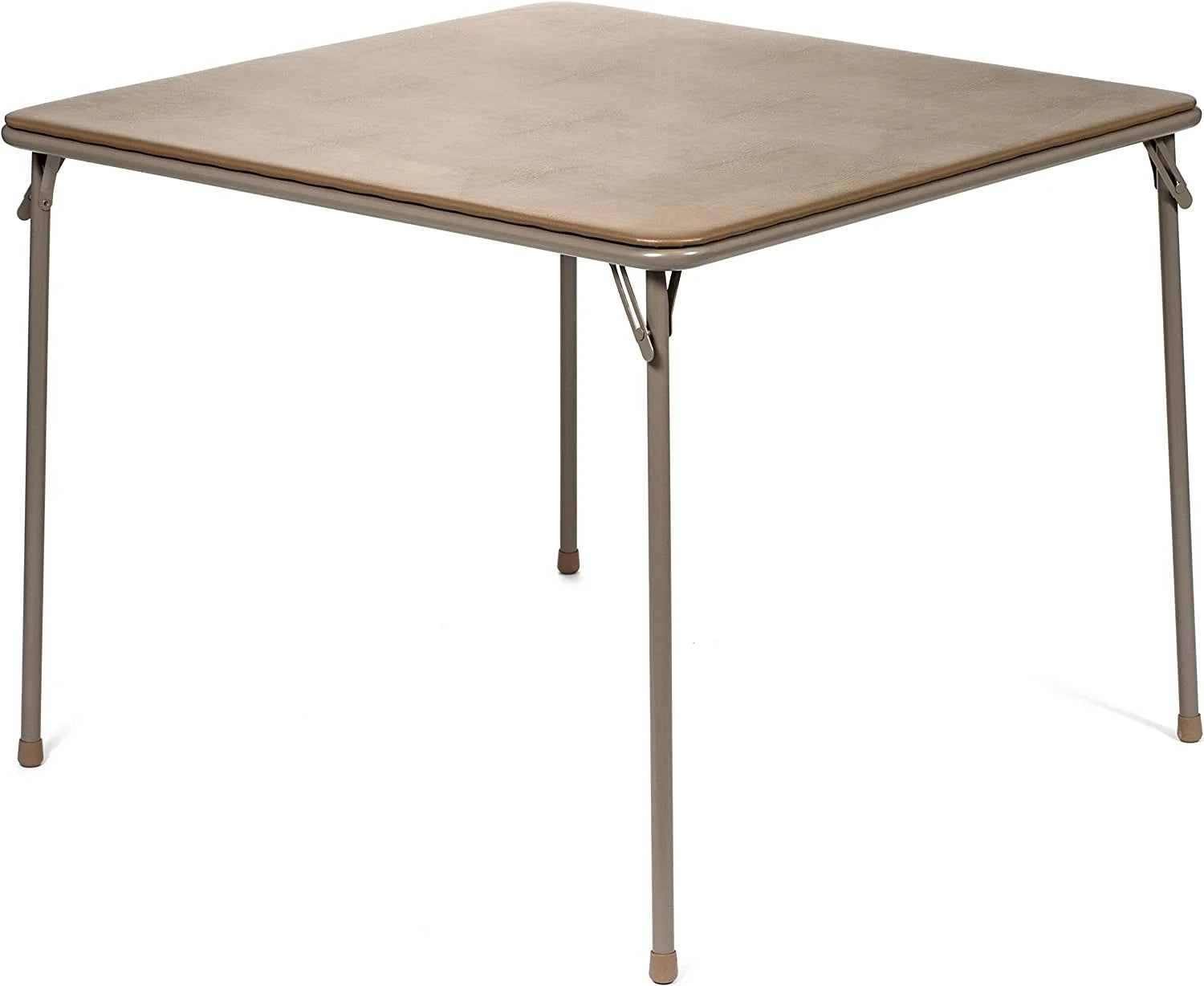 5pc. XL Series Folding Card Table and Triple Braced Vinyl Padded Chair Set, Commercial Quality, Grey