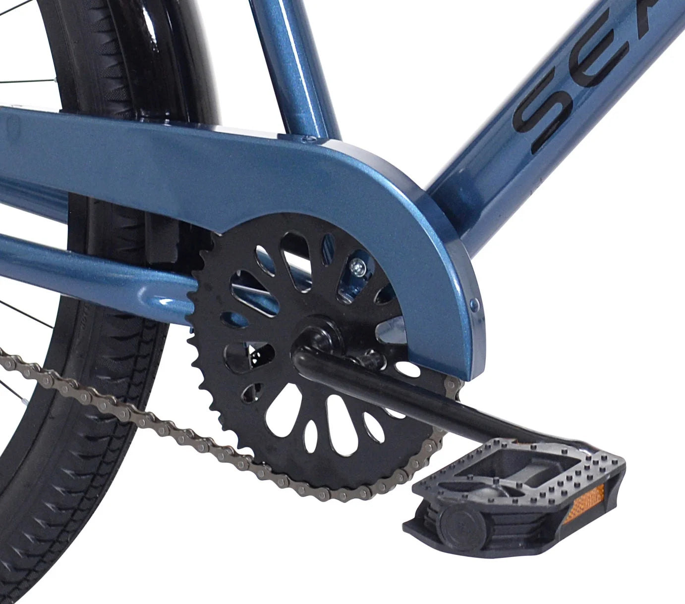 Bicycles 27.5 in Male Sea Change Beach Cruiser Bike, Metallic Blue